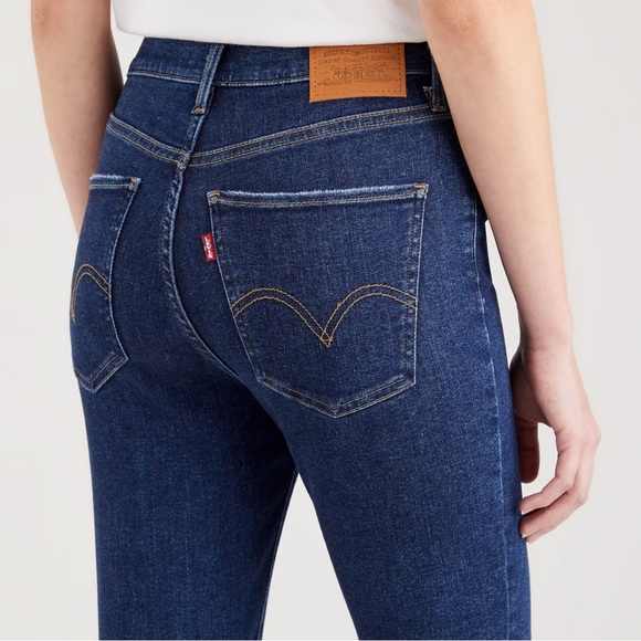 Levi’s Mile High Super Skinny Women’s Jeans Dark Wash - Picture 6 of 9